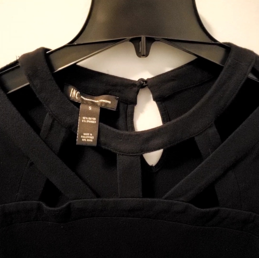 INC long sleeve. Top cutout. Size S